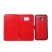 Luxury Detachable Crazy Horse Leather Case Wallet With Card Holder for Samsung Galaxy S7 Edge - Red