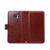Luxury Detachable Crazy Horse Leather Case Wallet With Card Holder for Samsung Galaxy S7 G930 - Brown