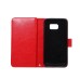 Luxury Detachable Crazy Horse Leather Case Wallet With Card Holder for Samsung Galaxy S7 G930 - Red