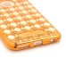 Luxury Diamond Glitter Transparent TPU Back Case Cover for iPhone 6 / 6s Plus - Gold