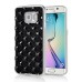 Luxury Diamond Rhinestone Gem Snap On TPU Hard Back Case Cover For Samsung Galaxy S6 Edge - Big Gem Black