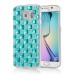 Luxury Diamond Rhinestone Gem Snap On TPU Hard Back Case Cover For Samsung Galaxy S6 Edge - Big Gem Blue