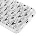 Luxury Diamond Rhinestone Gem Snap On TPU Hard Back Case Cover For Samsung Galaxy S6 Edge - Big Gem White