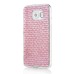 Luxury Diamond Rhinestone Gem Snap On TPU Hard Back Case Cover For Samsung Galaxy S6 Edge - Small Gem Pink