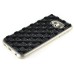 Luxury Diamond Rhinestone Gem Snap On TPU Hard Back Case Cover For Samsung Galaxy S6 G920 - Big Gem Black