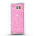 Luxury Jelly Design Bling Glitter Diamond Rhinestone Inlaid Hard Back Case For Samsung Galaxy Note 5 - Pink