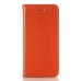 Luxury Litchi Grain Magnetic Switch Flip Genuine Leather Case with Card Slot for iPhone 7 - Brown