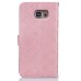 Luxury Metal Button PU Leather Folio Stand Case With Card Slots for Samsung Galaxy Note 5 - Pink
