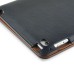 Luxury PU Leather Case With Kickstand Hand Strap Card Holder Flip Cover For Apple iPad Mini 4 - Dark Blue