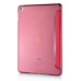 Luxury Transformers Design Slim Folio Leather Smart Cover Case With Wake / Sleep Function For iPad Mini 4 - Red