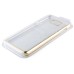 Luxury Transparent Clear Plated Frame Hard PC Back Case Cover For Samsung Galaxy Note 5 - Gold