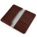 Luxury Wallet Card Holder Flip PU Leather Magnetic Closure Bag Pouch Case Cover For iPhone 6 Plus Samsung Galaxy Note 2 / 3 / 4 - Brown