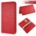 Luxury Wallet Card Holder Flip PU Leather Magnetic Closure Bag Pouch Case Cover For iPhone 6 Plus Samsung Galaxy Note 2 / 3 / 4 - Red