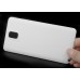 Lychee Grain Texture Leather Coated Battery Door Back Cover For Samsung Galaxy Note 3 N9000 N9005 N9006 - White