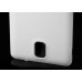 Lychee Grain Texture Leather Coated Battery Door Back Cover For Samsung Galaxy Note 3 N9000 N9005 N9006 - White