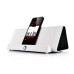 Magic Inductive Boost Smart Wireless Loudspeaker Amplifier With Stand For iPad iPhone Samsung - White