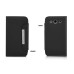 Magnetic Grind Arenaceous Handbag Case for Samsung Galaxy S3 i9300 - Black