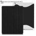 Magnetic Wake Sleep Smart Cover With Hard Case For iPad 2 / 3 / 4 - Black