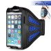 Mesh Design Sports Armband For iPhone 6 Plus - Blue
