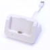 Micro USB 3.0 Desktop Dock Data Sync Cradle With Spare Battery Charger Slot Docking Station Stand For Samsung Galaxy Note 3 N9000 N9002 N9005 - White