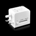Multifunctional All in 1 Double USB Travel Charger - White