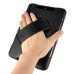 New Fashion 360 Degree Rotating Plastic Stand Defender Case With Touch Screen Film Hand Belt For iPad Mini 1 / 2 /3 - Black