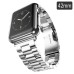 New Luxury  Metal Watch Band Strap And Adapter For Apple Watch 42 mm  - Silver