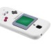 Nintendo Game Boy Pattern 3D Silicone Case For Samsung Galaxy S4 i9500 - White
