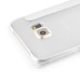 Noble Transparent Back And View Window Folio Leather Case For Samsung Galaxy S6 Edge Plus - White