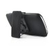 Non-skid Rubberized Hard Case + Belt Clip Holster For Samsung Galaxy S3 Mini I8190 - Black