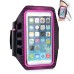 Outdoor Sports Armband Case for iPhone 6 4.7 inch and Samsung Galaxy S5 G900 - Magenta