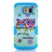 Owl you're my sunshine PC And TPU Protective Hard Back Case Cover for Samsung Galaxy S7 G930 - Blue