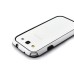PC And Rubber Assembly Bumper Case For Samsung Galaxy S3 i9300 - White / Black