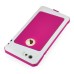 PEPKOO Ultimate Protection Water-Proof Dust - Proof Shock - Proof Aluminum And Silicone Case  For iPhone 6 4.7 inch - White And Magenta