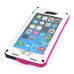 PEPKOO Ultimate Protection Water-Proof Dust - Proof Shock - Proof Aluminum And Silicone Case  For iPhone 6 4.7 inch - White And Magenta