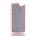 PU Leather Coated Little Spot TPU Frame Back Case Cover With Finger Holder Clip Ring for iPhone 6 / 6s Plus