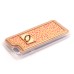 PU Leather Coated Little Spot TPU Frame Back Case Cover With Finger Holder Clip Ring for iPhone 6 / 6s Plus