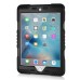 Pepkoo Spider Style 2 in 1 Hybrid  Plastic And Silicone Stand Defender Case With  Screen Film For iPad Mini 4 - Black