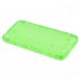 Plastic Back Cover Faceplates with Side Buttons SIM Card Tray for iPhone 5s - Transarent Green