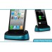 Portable 30-Pin Sync Charger Cradle Dock Station For iPhone 4 / 4S - Blue