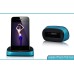 Portable 30-Pin Sync Charger Cradle Dock Station For iPhone 4 / 4S - Blue