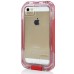 Practical Waterproof Hybrid PC and TPU Case for iPhone 5 iPhone 5S - Red