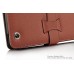 Premium Designer Style Folio Leather Case For iPad 2 / 3 / 4 - Brown