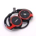 Premium Stereo Bluetooth Headset For iPhone iPad Samsung BlackBerry - Black / Red