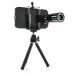 Quality 12X Zoom Camera Lens With Tripod And Hard Case For Samsung Galaxy S3 i9300