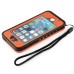 Redpepper Water/Dirt/Shock Proof Waterproof Finger Function ID Touch Back Cover Case for iPhone 5/5S - Orange