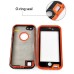 Redpepper Water/Dirt/Shock Proof Waterproof Finger Function ID Touch Back Cover Case with Stand for iPhone 6 Plus iPhone 6s Plus - Orange