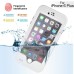 Redpepper Water/Dirt/Shock Proof Waterproof Finger Function ID Touch Back Cover Case with Stand for iPhone 6 Plus iPhone 6s Plus  - White