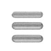 Replacement Part Side Keys (3 pcs/set) For iPad Air 2 (iPad 6) - Grey