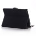 Retro Ancient Style Leather Magnetic Folio Wallet Case For iPad 2 / 3 / 4 - Black
